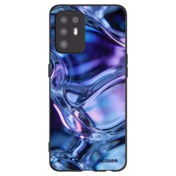 Picasee silikonový černý obal pro OPPO A94 5G - Iris liquid