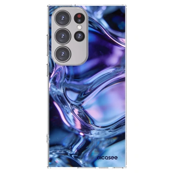 Picasee silikonový průhledný obal pro Samsung Galaxy S23 Ultra 5G - Iris liquid