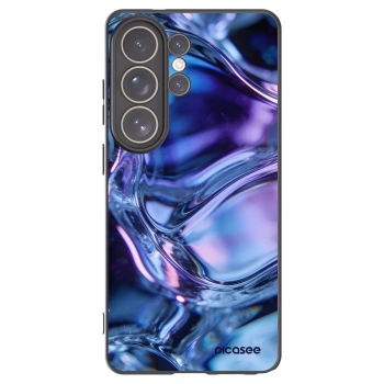 Picasee silikonový černý obal pro Samsung Galaxy S26 Ultra - Iris liquid
