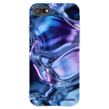 Picasee silikonový průhledný obal pro Apple iPhone 8 - Iris liquid