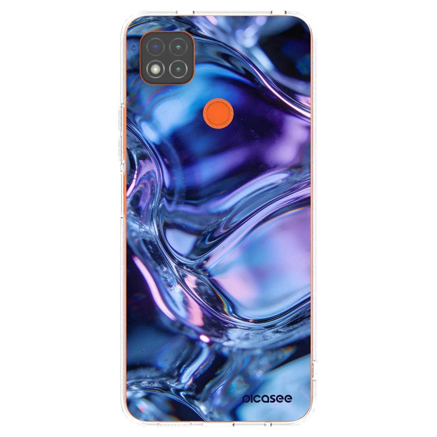 Picasee silikonový průhledný obal pro Xiaomi Redmi 9C - Iris liquid