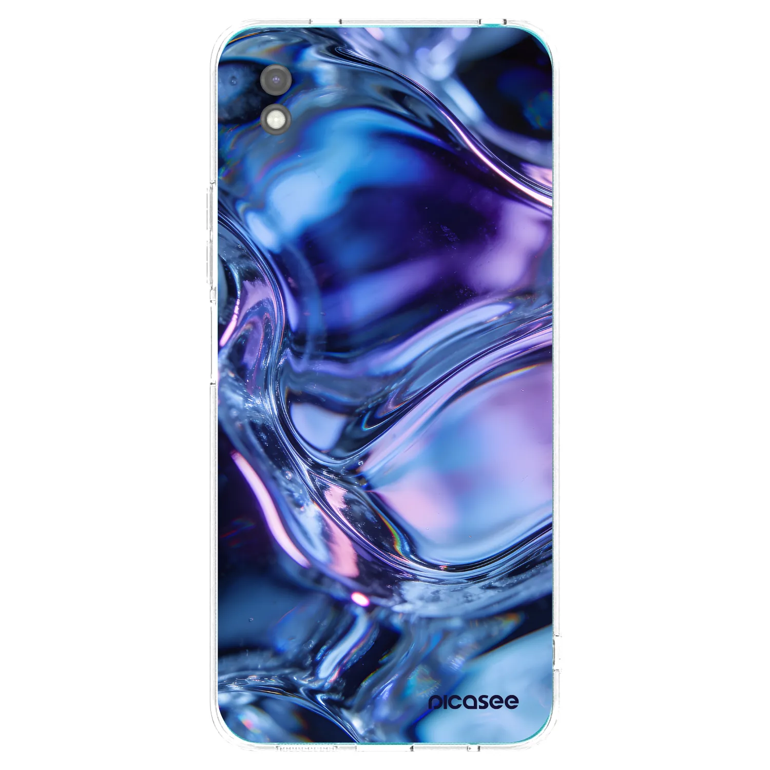 Picasee silikonový černý obal pro Xiaomi Redmi 9A - Iris liquid
