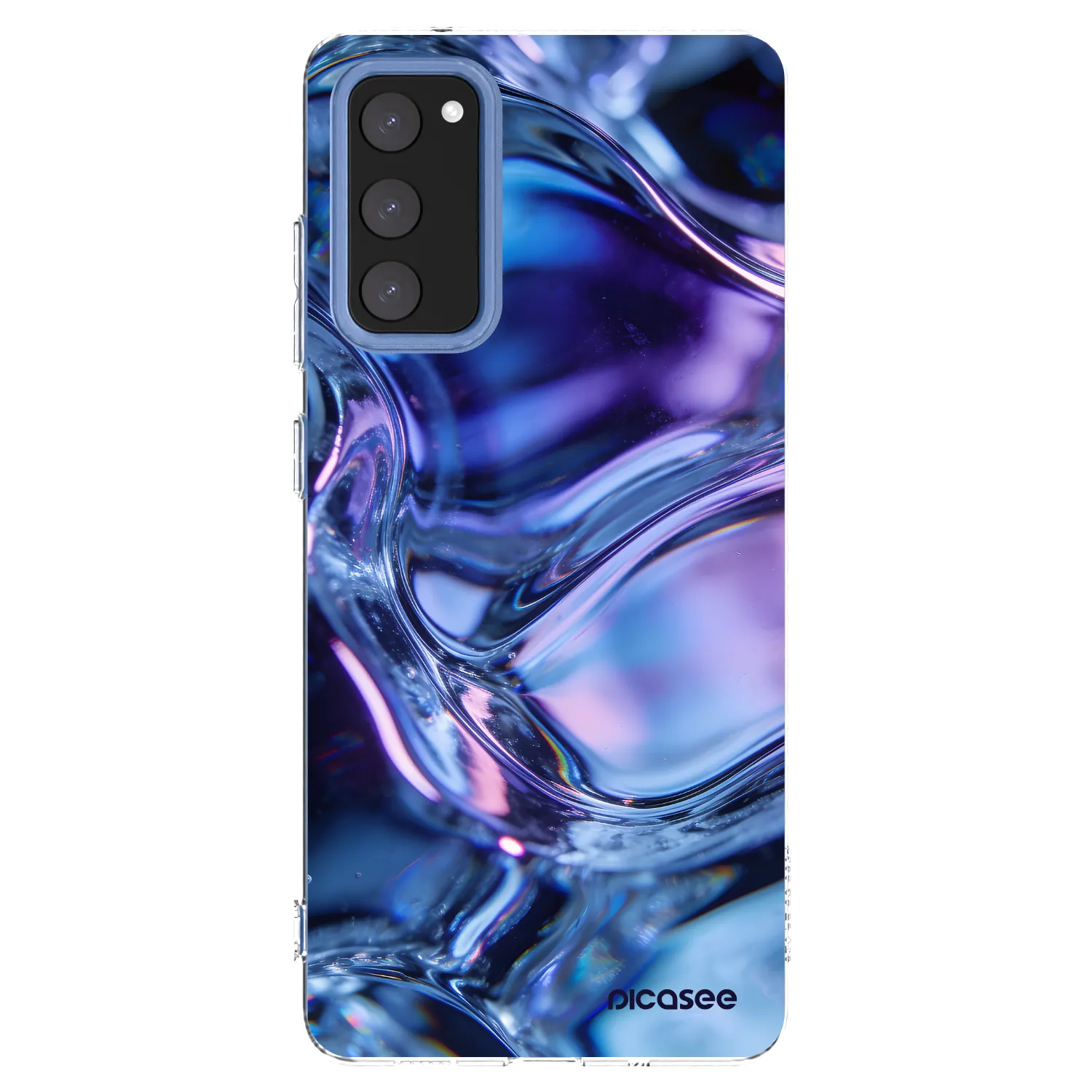 Picasee silikonový průhledný obal pro Samsung Galaxy S20 FE - Iris liquid