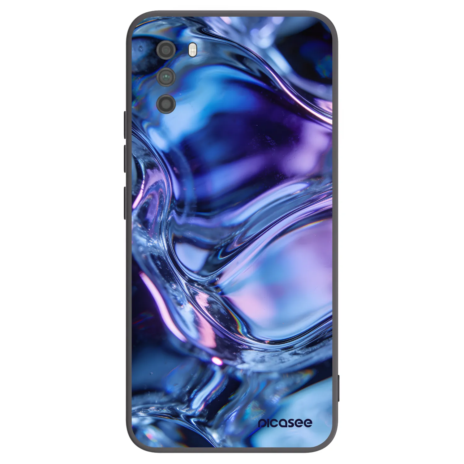 Picasee silikonový černý obal pro Xiaomi Poco M3 - Iris liquid