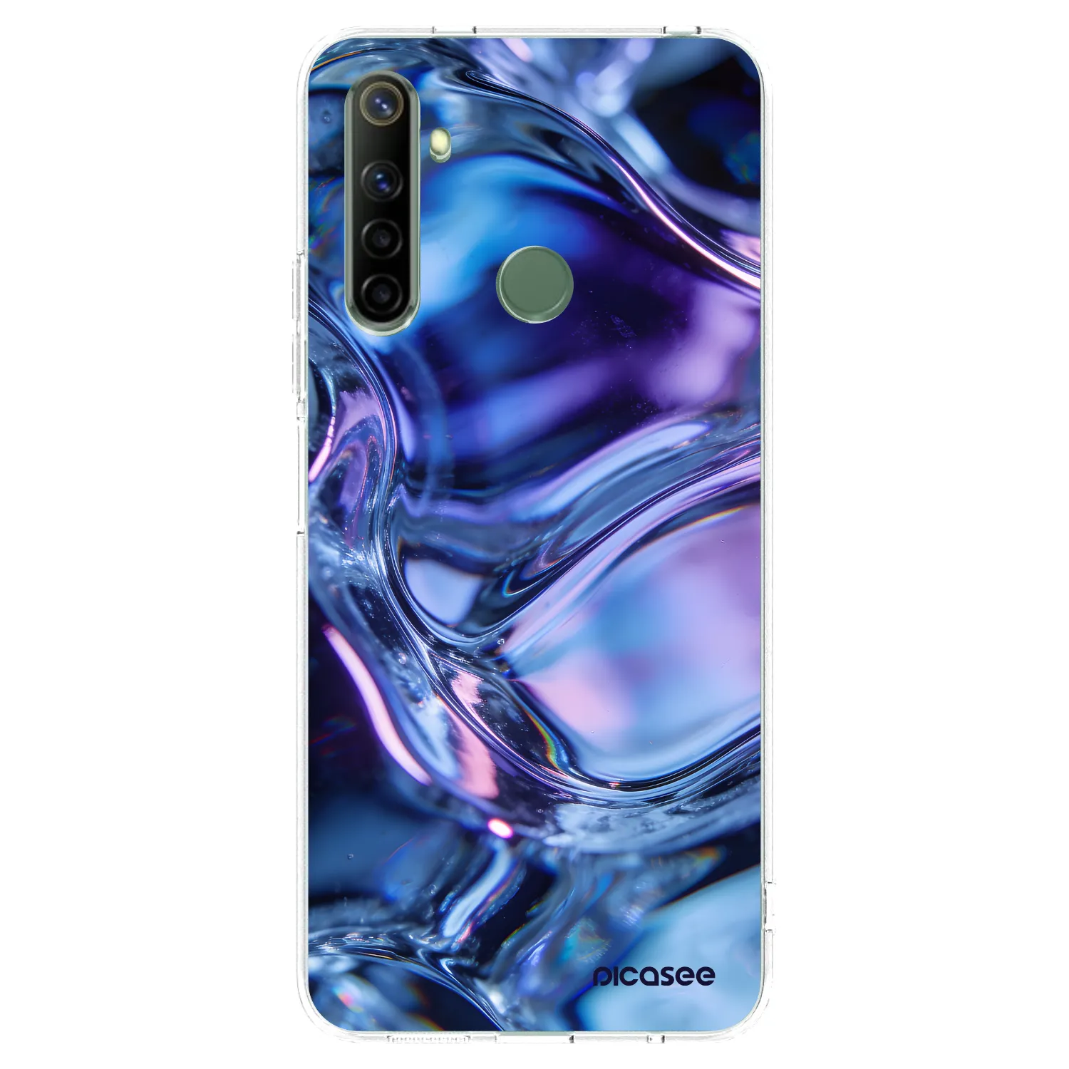Picasee silikonový průhledný obal pro Realme 6i - Iris liquid