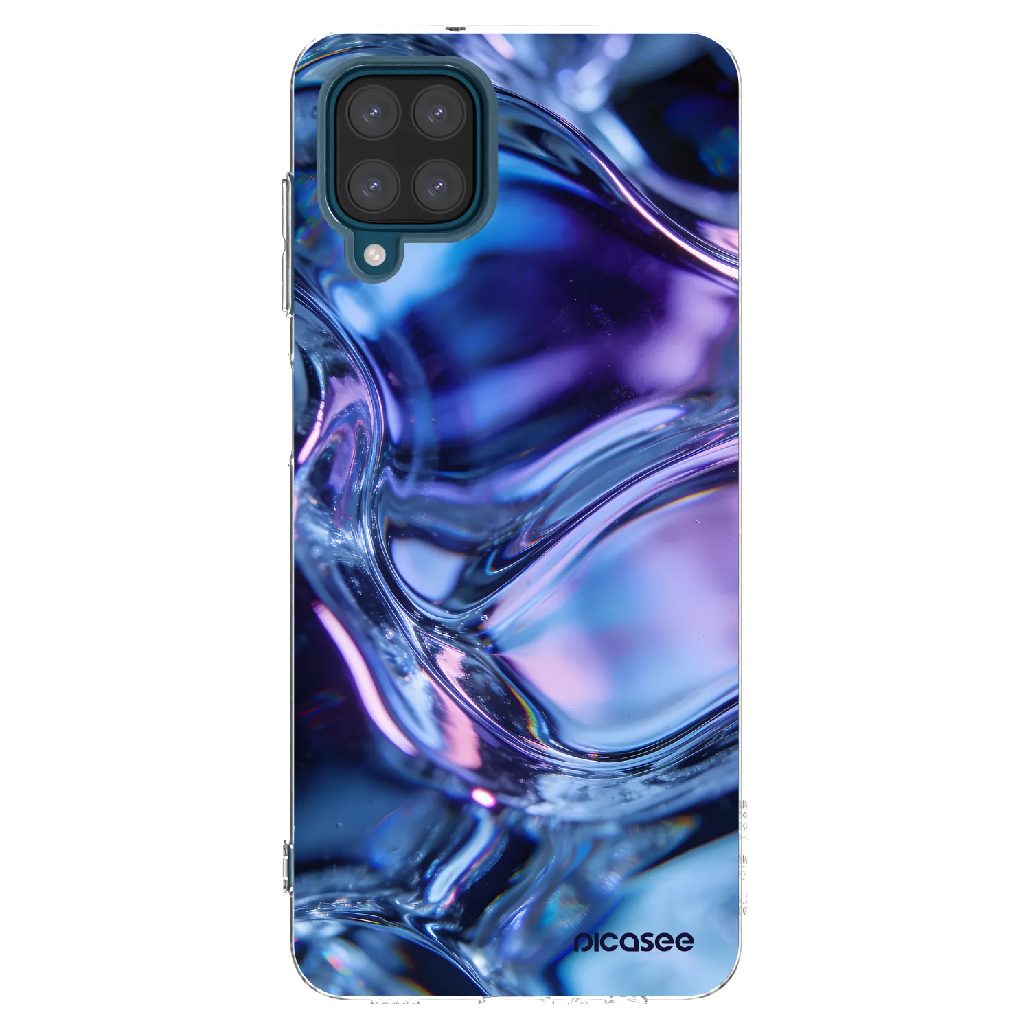 Picasee silikonový průhledný obal pro Samsung Galaxy A12 A125F - Iris liquid