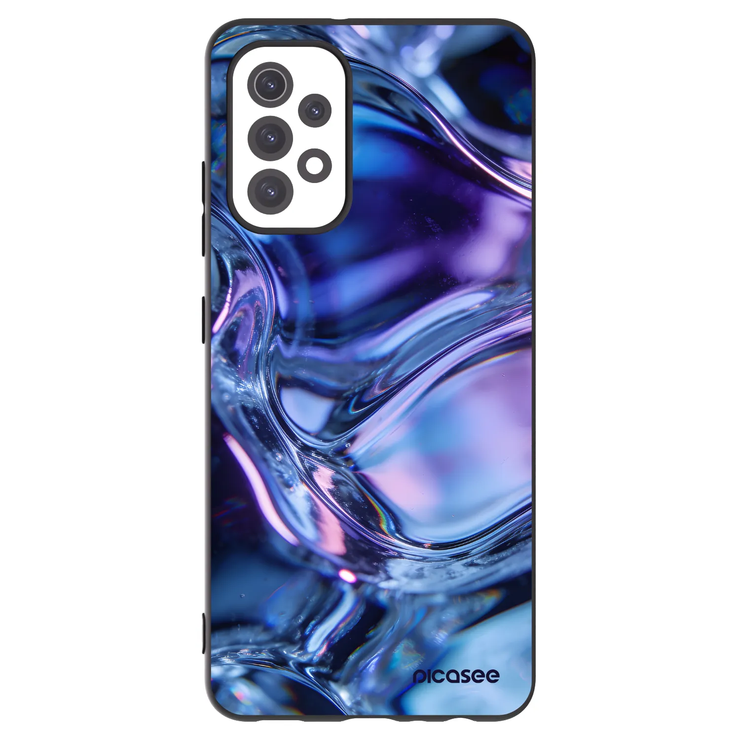 Picasee silikonový černý obal pro Samsung Galaxy A32 5G A326B - Iris liquid