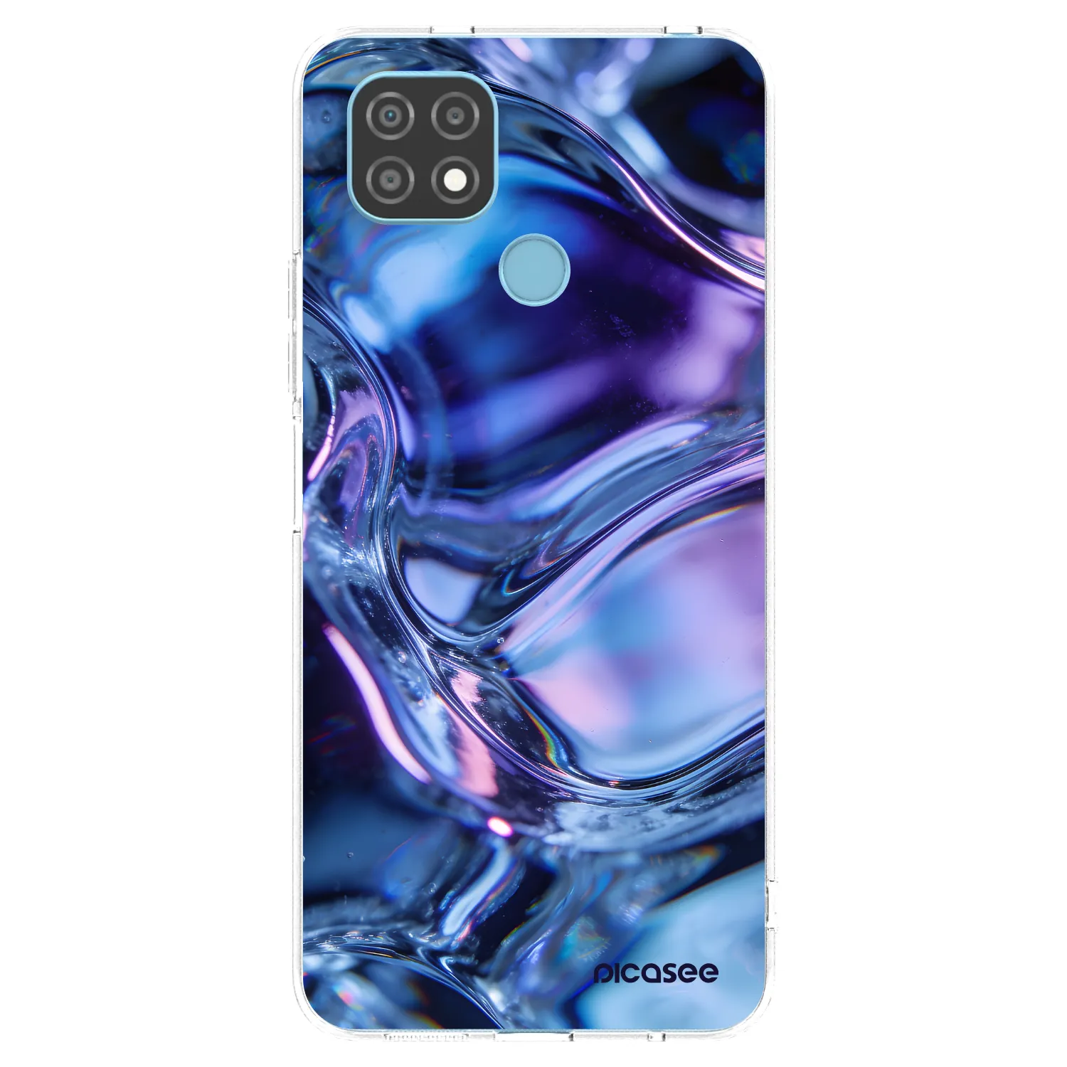 Picasee silikonový průhledný obal pro Realme C21 - Iris liquid