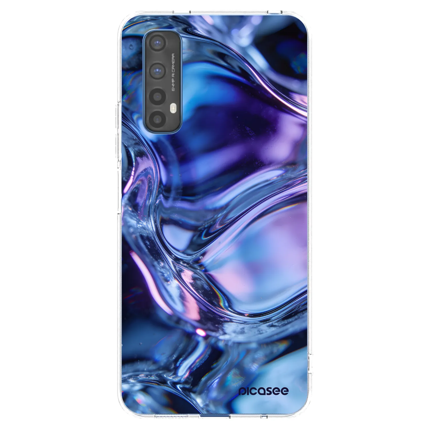 Picasee silikonový průhledný obal pro Realme 7 - Iris liquid