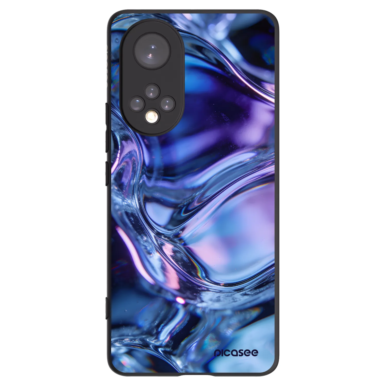 Picasee silikonový černý obal pro Huawei Nova 9 - Iris liquid