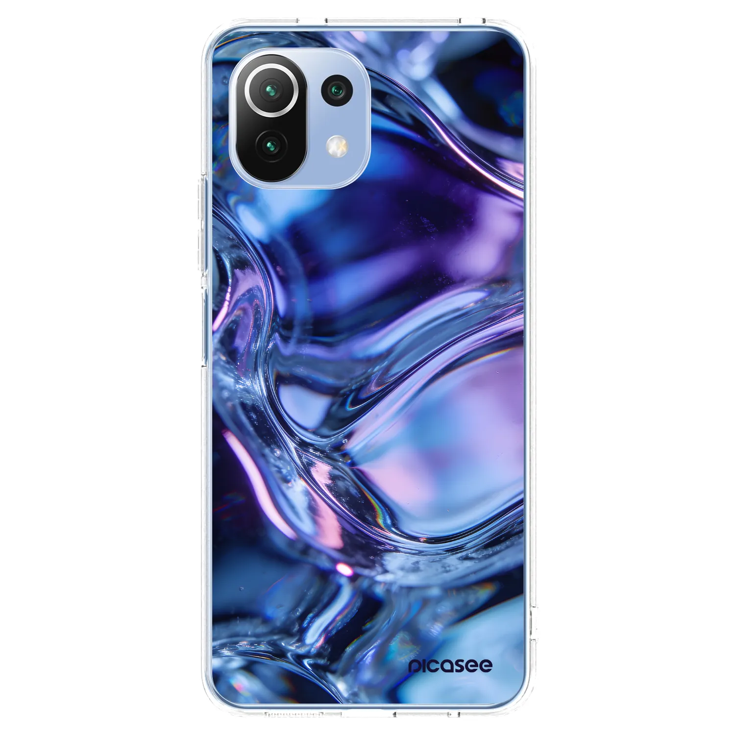 Picasee silikonový průhledný obal pro Xiaomi 11 Lite 5G NE - Iris liquid