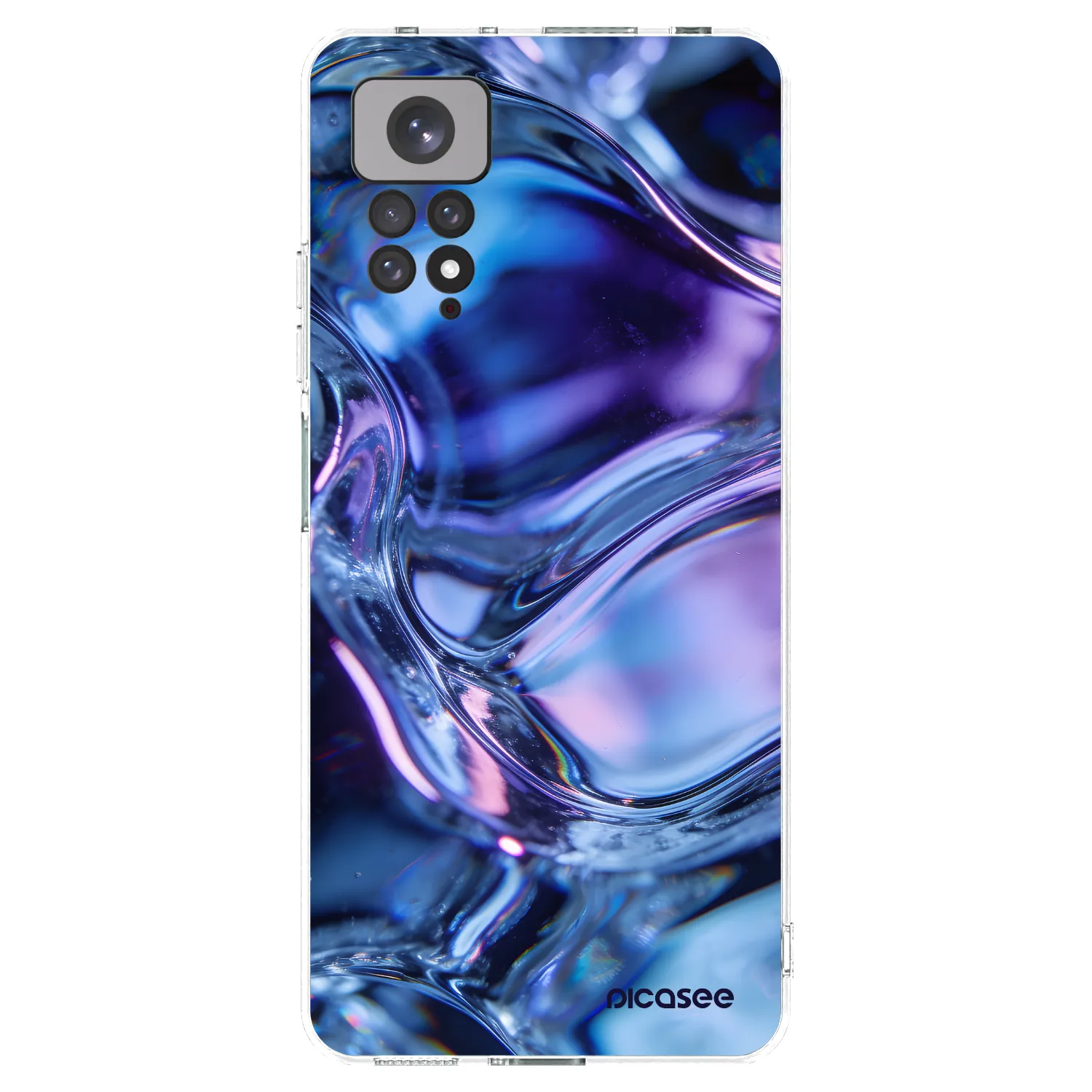 Picasee silikonový průhledný obal pro Xiaomi Redmi Note 11S 4G - Iris liquid