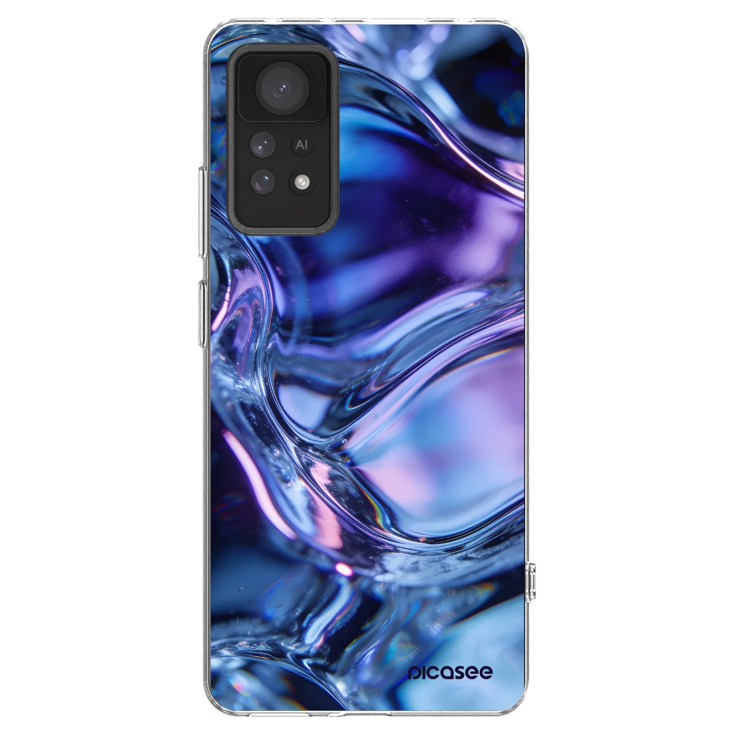 Picasee silikonový průhledný obal pro Xiaomi Redmi Note 11 Pro 5G - Iris liquid