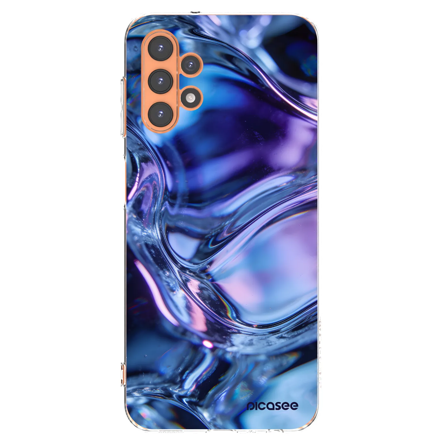 Picasee silikonový průhledný obal pro Samsung Galaxy A13 4G A135 - Iris liquid