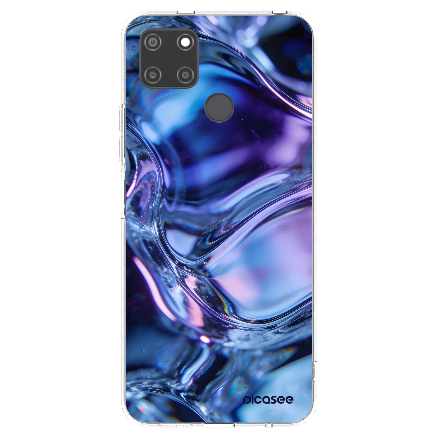 Picasee silikonový průhledný obal pro Realme C21Y - Iris liquid