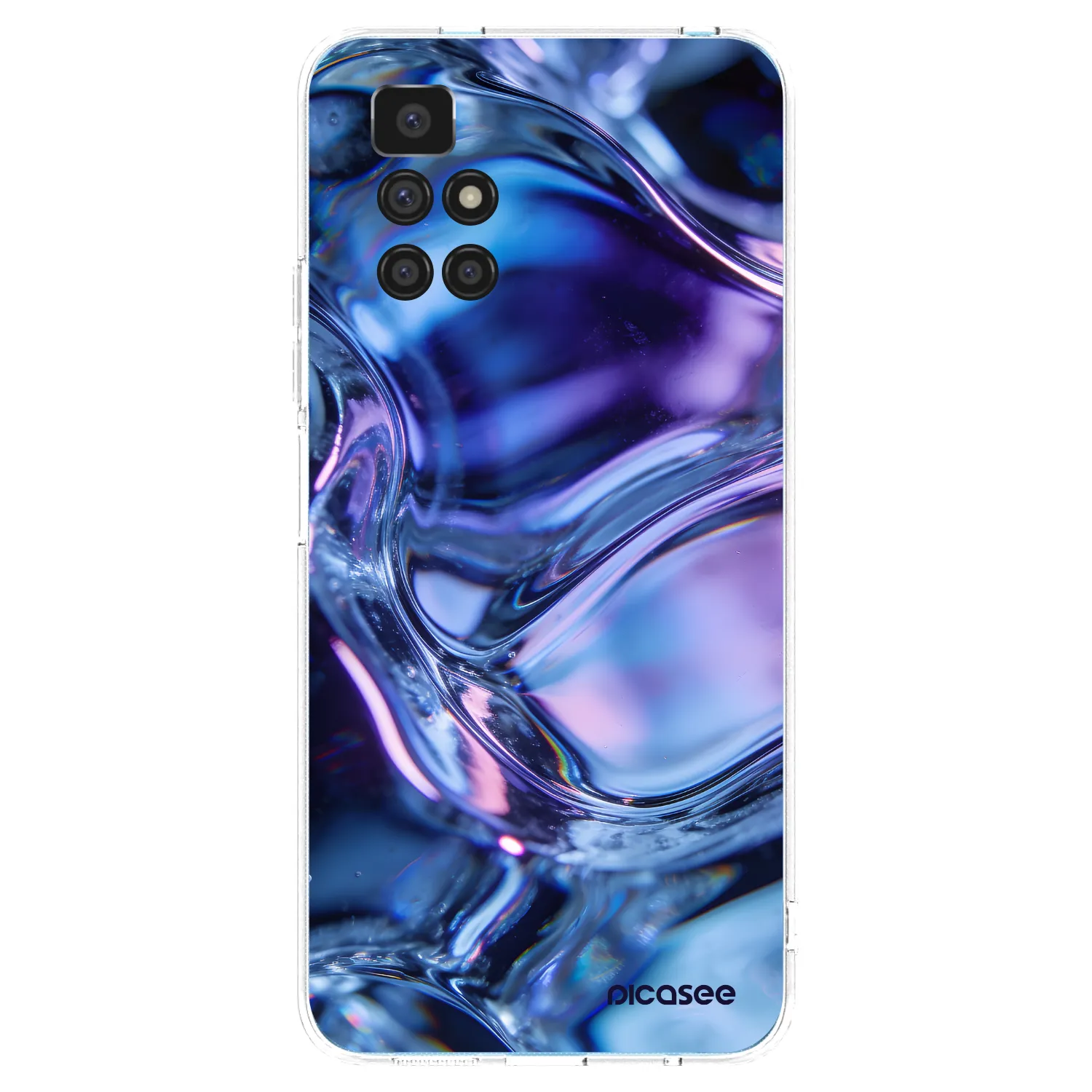 Picasee silikonový průhledný obal pro Xiaomi Redmi 10 (2022) - Iris liquid