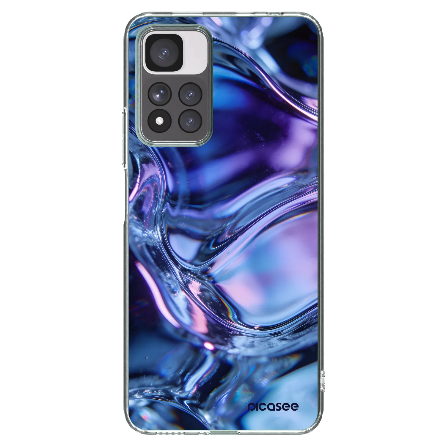 Picasee silikonový průhledný obal pro Xiaomi Redmi Note 11 Pro+ 5G - Iris liquid