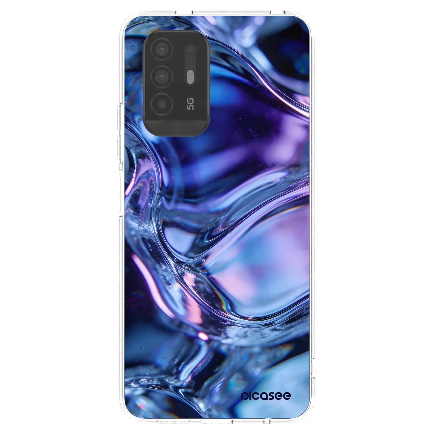 Picasee silikonový průhledný obal pro OPPO A94 5G - Iris liquid