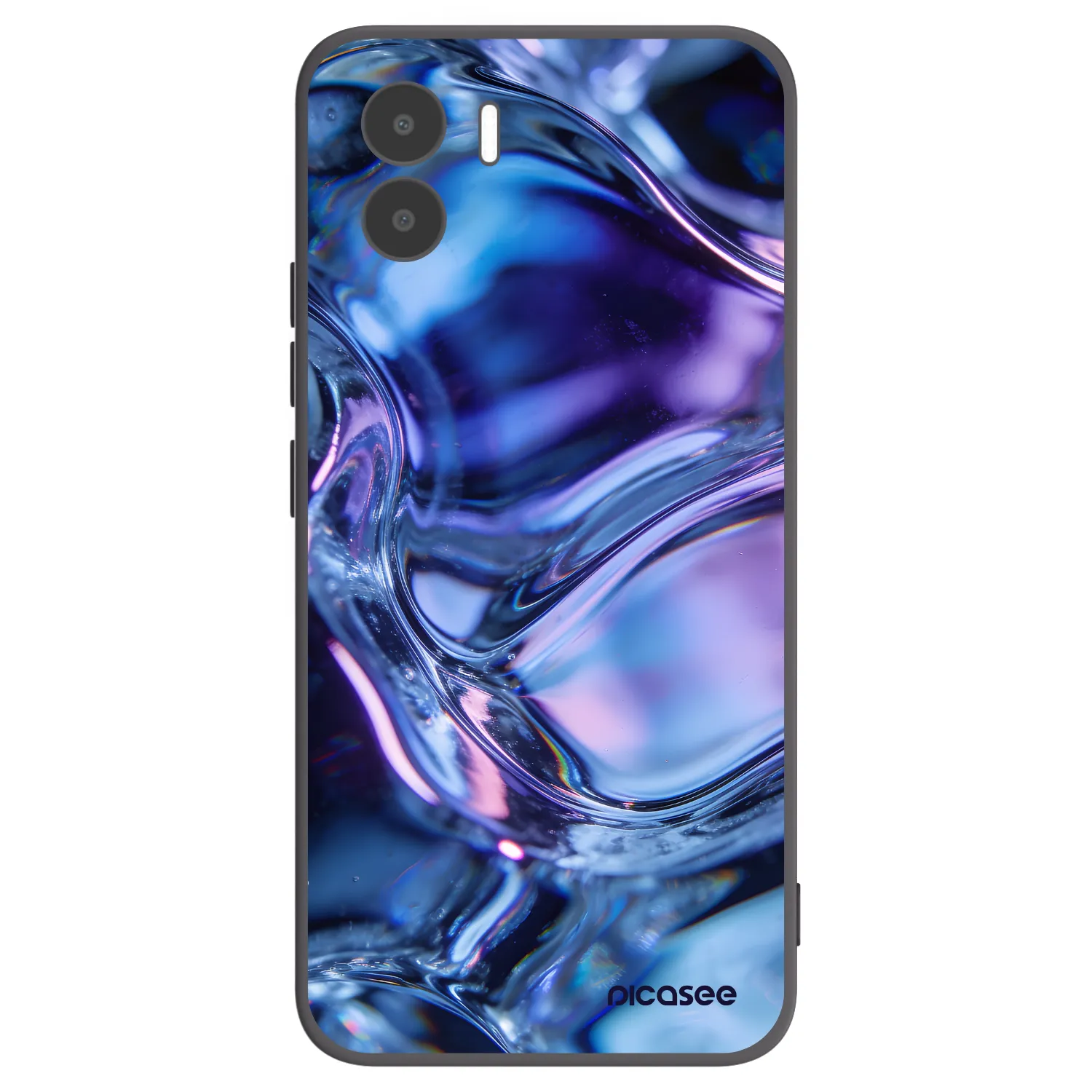 Picasee silikonový černý obal pro Xiaomi Redmi A1 - Iris liquid