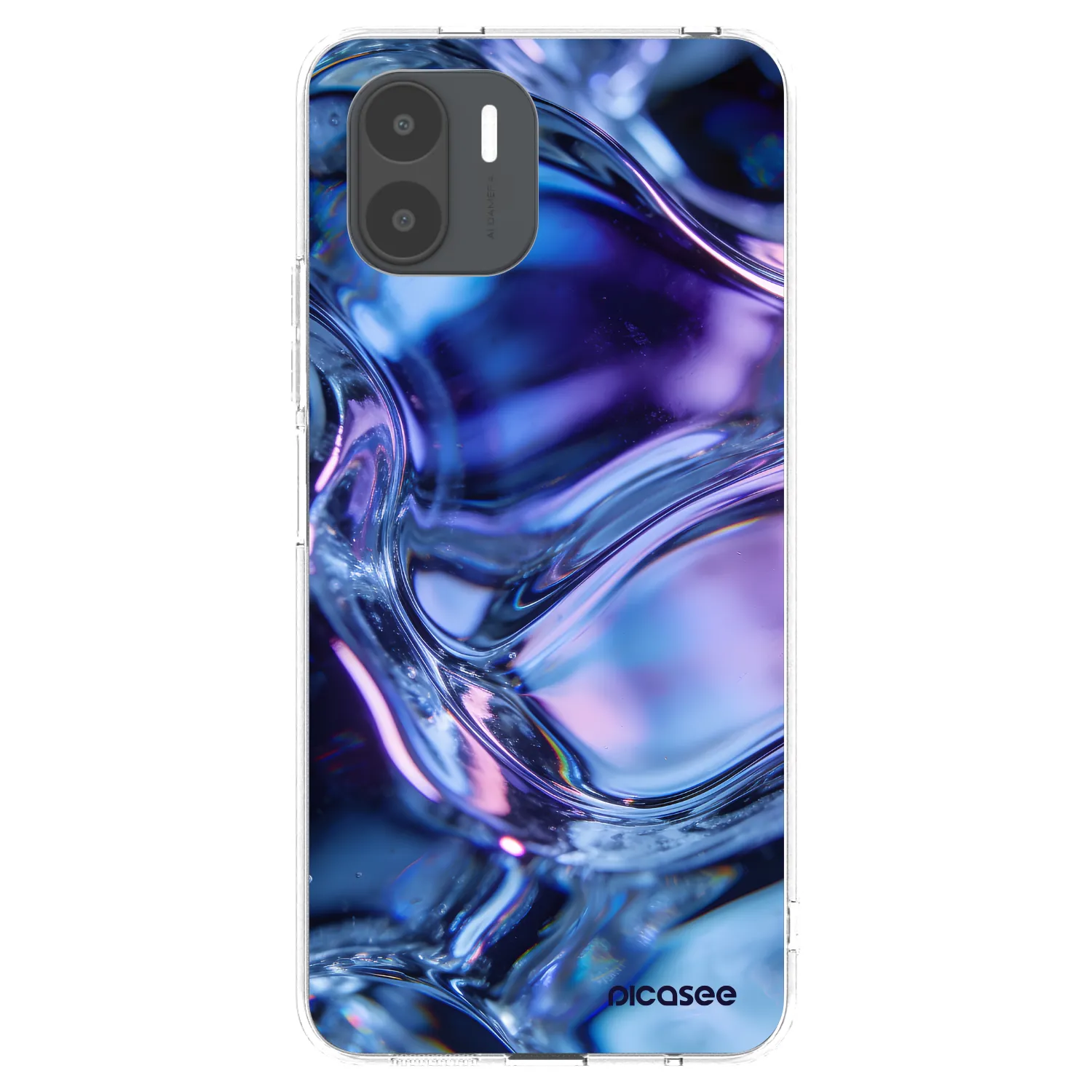 Picasee silikonový průhledný obal pro Xiaomi Redmi A1 - Iris liquid