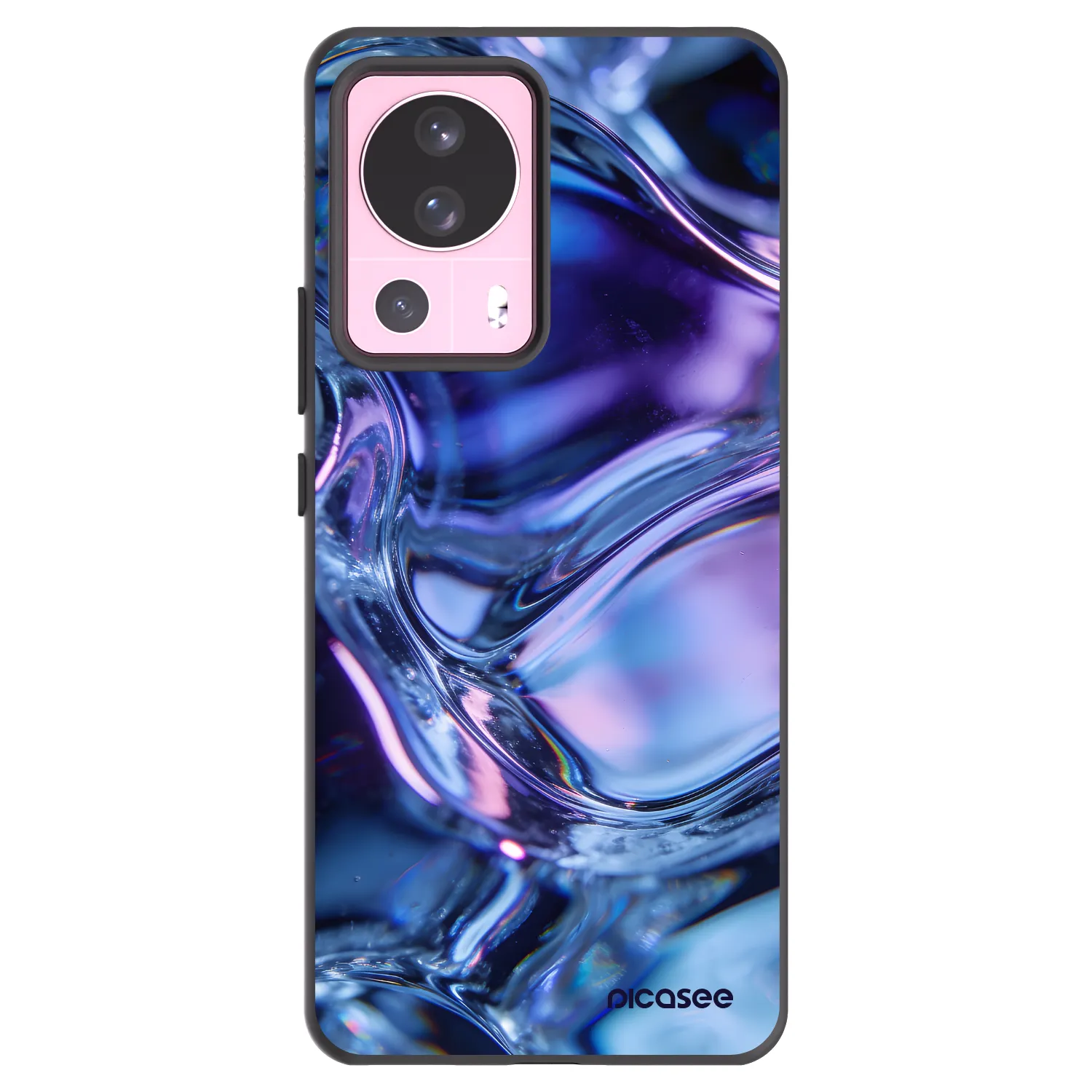 Picasee silikonový černý obal pro Xiaomi 13 Lite - Iris liquid