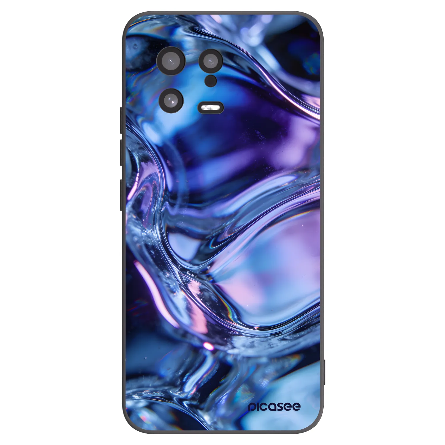 Picasee silikonový černý obal pro Xiaomi 13 - Iris liquid