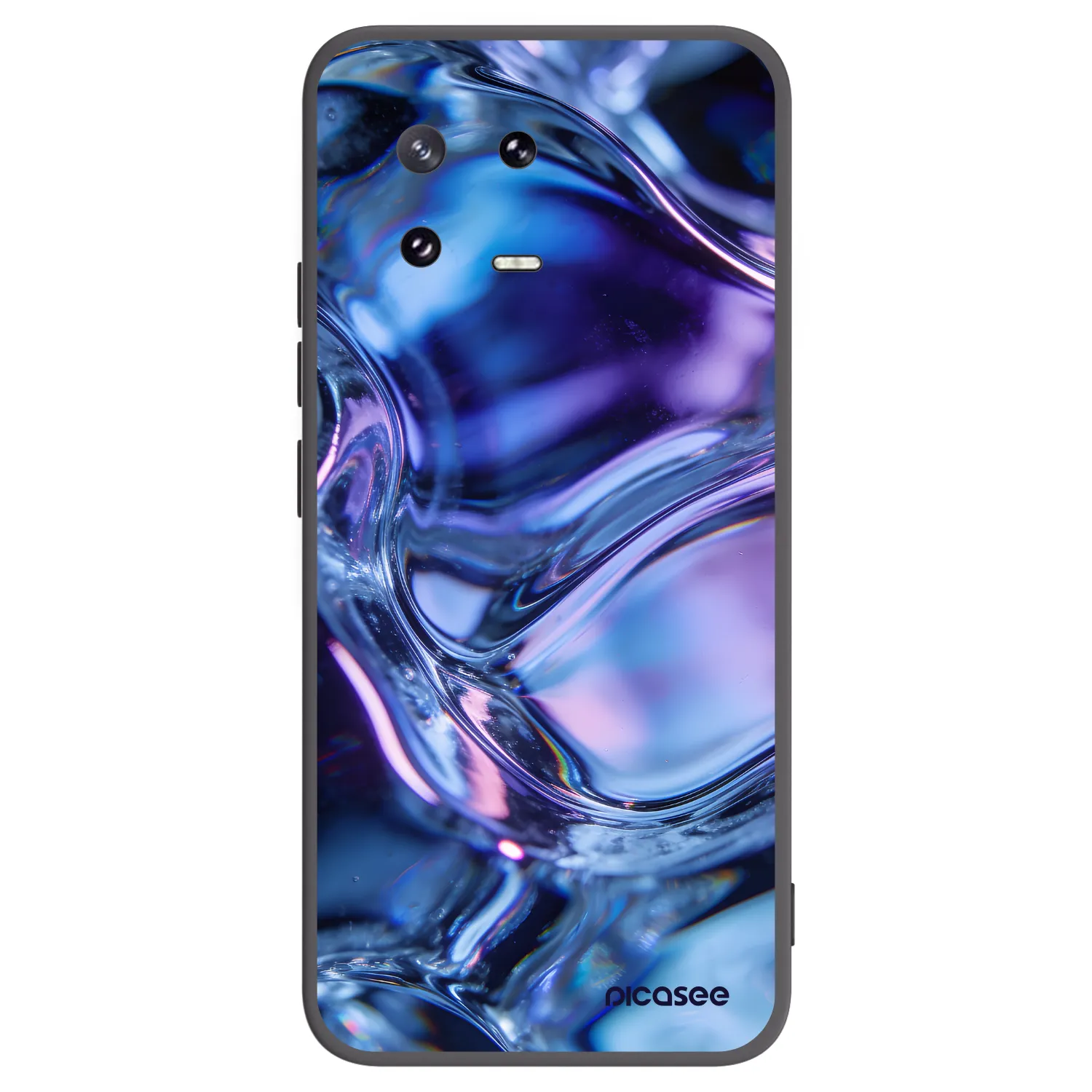 Picasee silikonový černý obal pro Xiaomi 13 Pro - Iris liquid