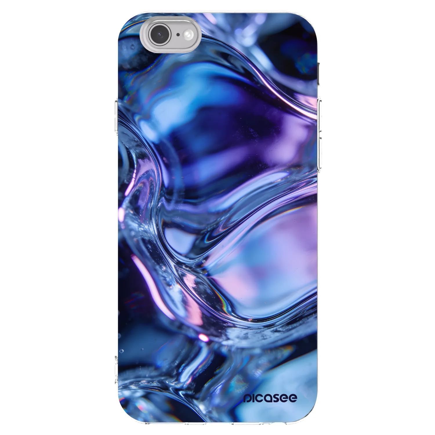 Picasee silikonový průhledný obal pro Apple iPhone 6/6S - Iris liquid