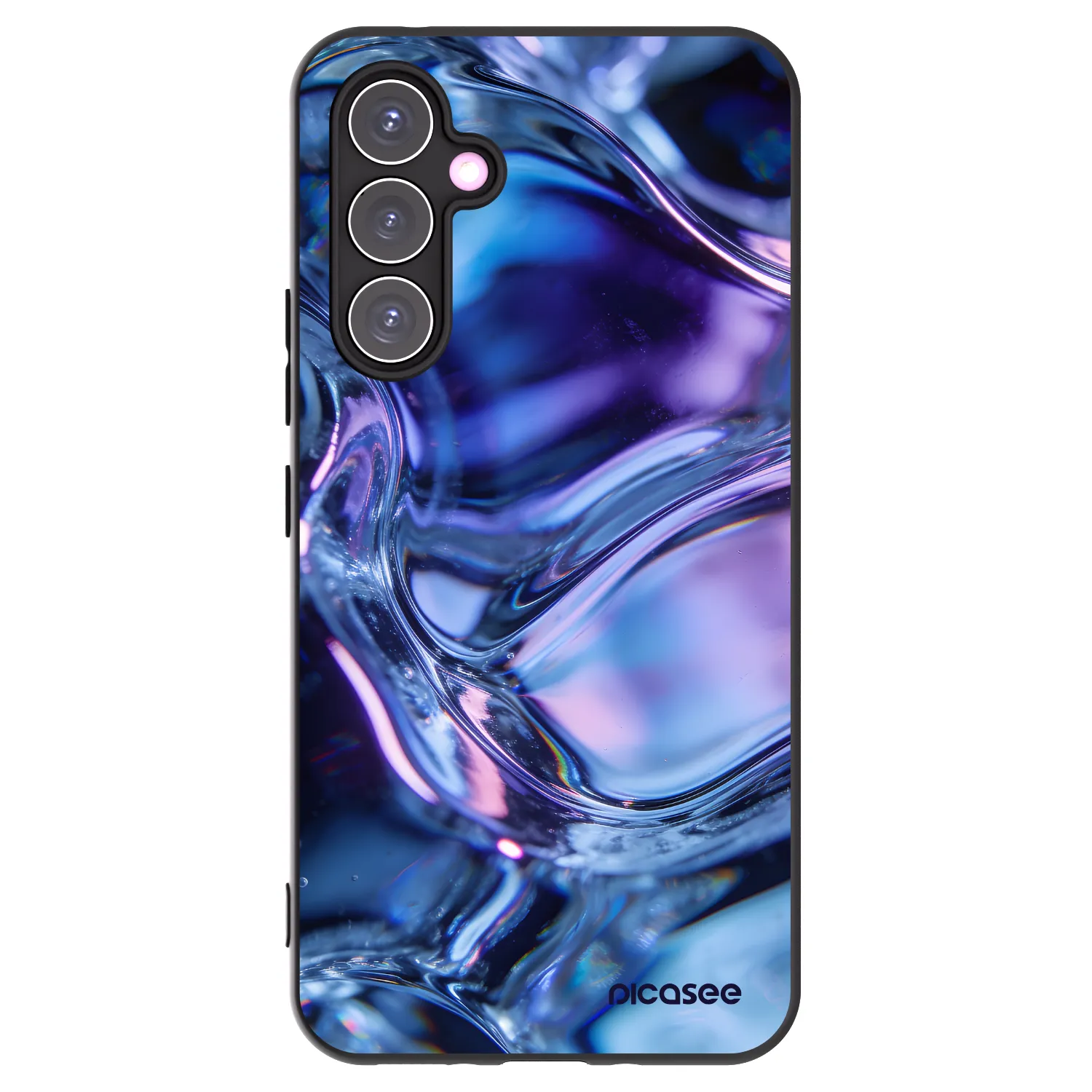 Picasee silikonový černý obal pro Samsung Galaxy A54 5G A546B - Iris liquid