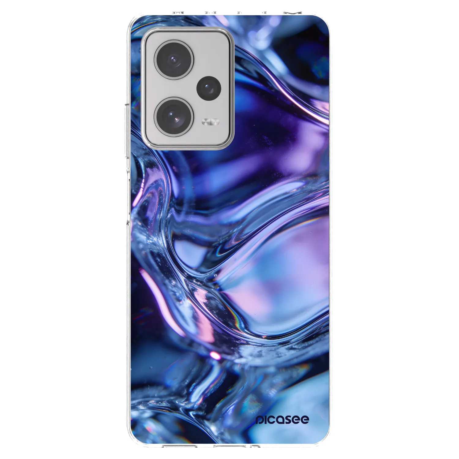 Picasee silikonový průhledný obal pro Xiaomi Redmi Note 12 Pro+ 5G - Iris liquid