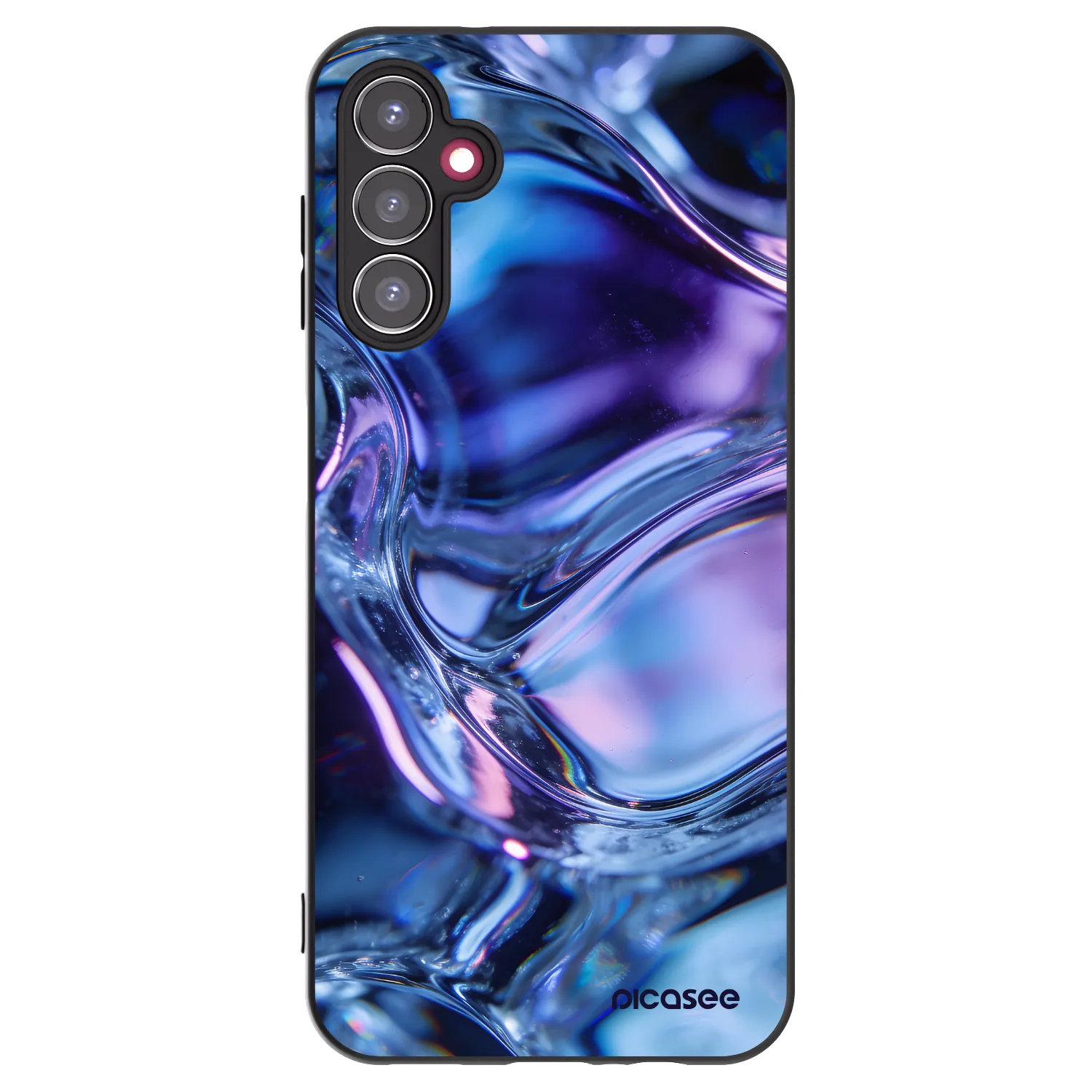 Picasee silikonový černý obal pro Samsung Galaxy A14 4G A145R - Iris liquid