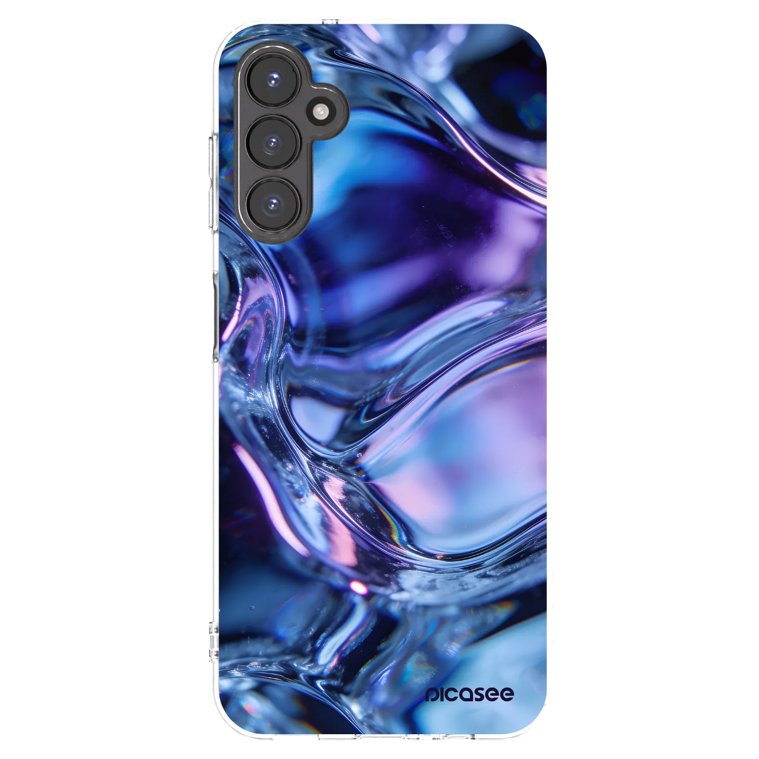 Picasee silikonový průhledný obal pro Samsung Galaxy A14 4G A145R - Iris liquid