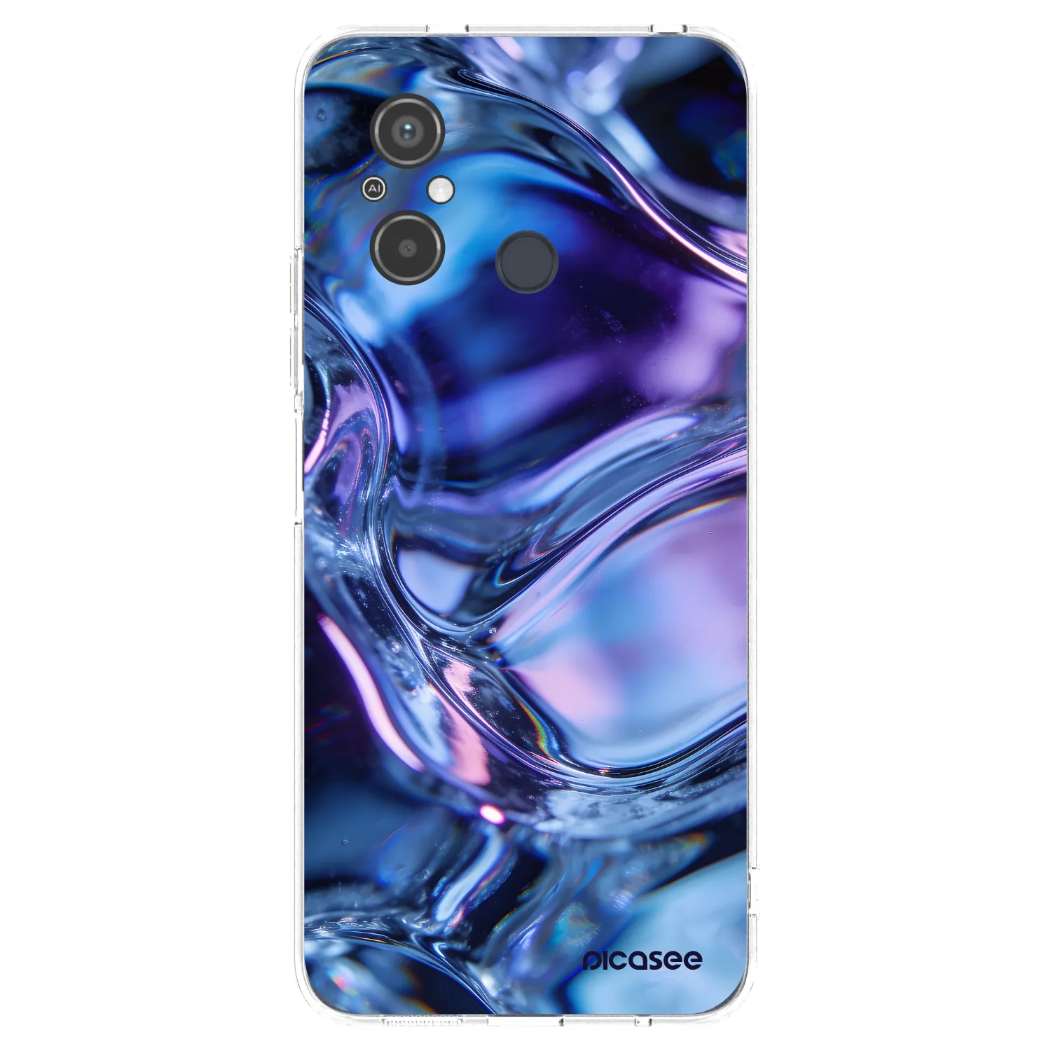 Picasee silikonový průhledný obal pro Xiaomi Redmi 12C - Iris liquid