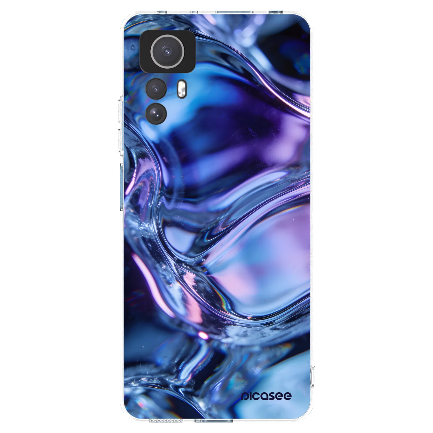 Picasee silikonový průhledný obal pro Xiaomi Redmi Note 12S - Iris liquid