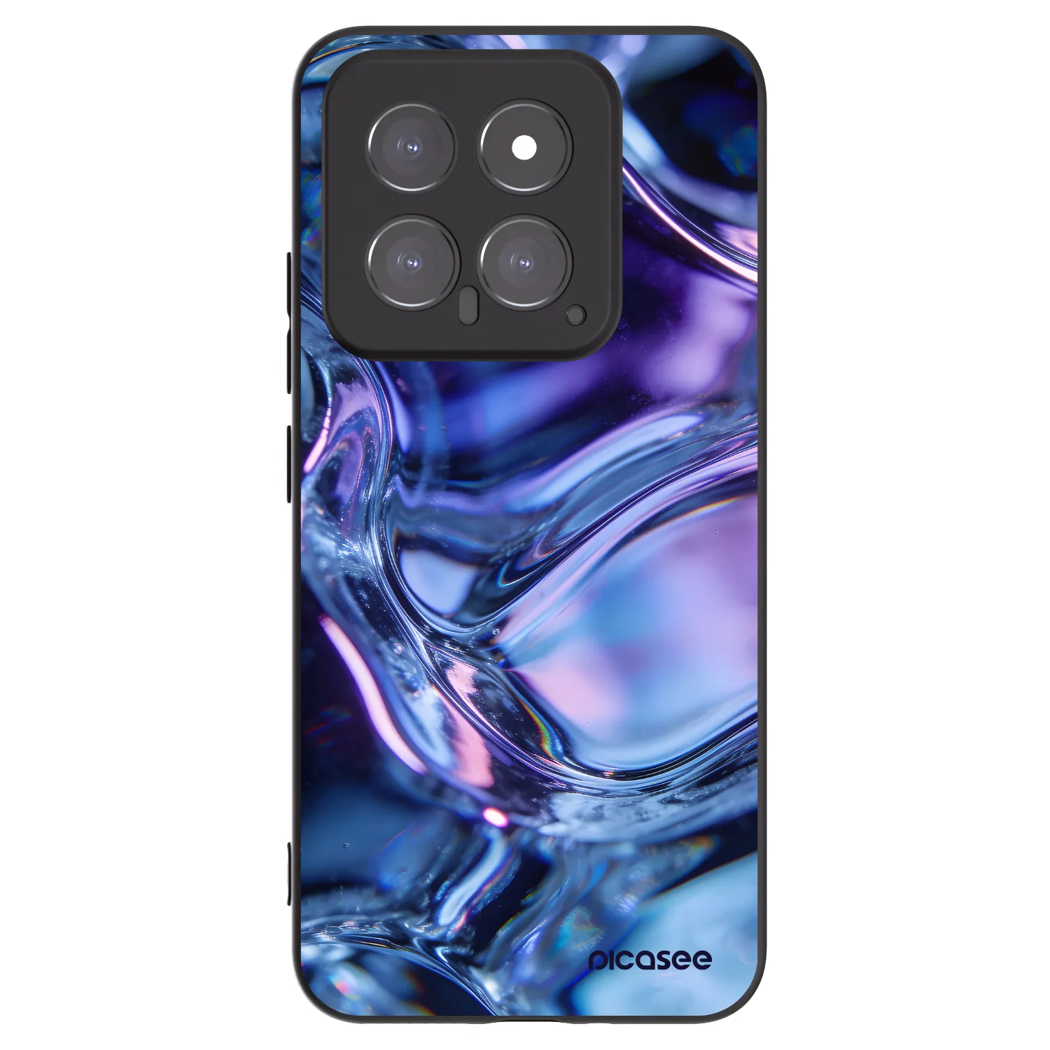 Picasee silikonový černý obal pro Xiaomi 14 - Iris liquid