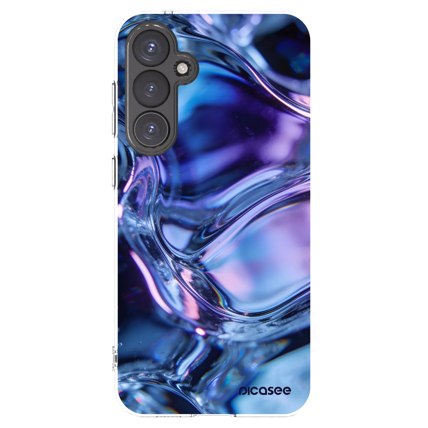 Picasee silikonový průhledný obal pro Samsung Galaxy S23 FE S711B - Iris liquid
