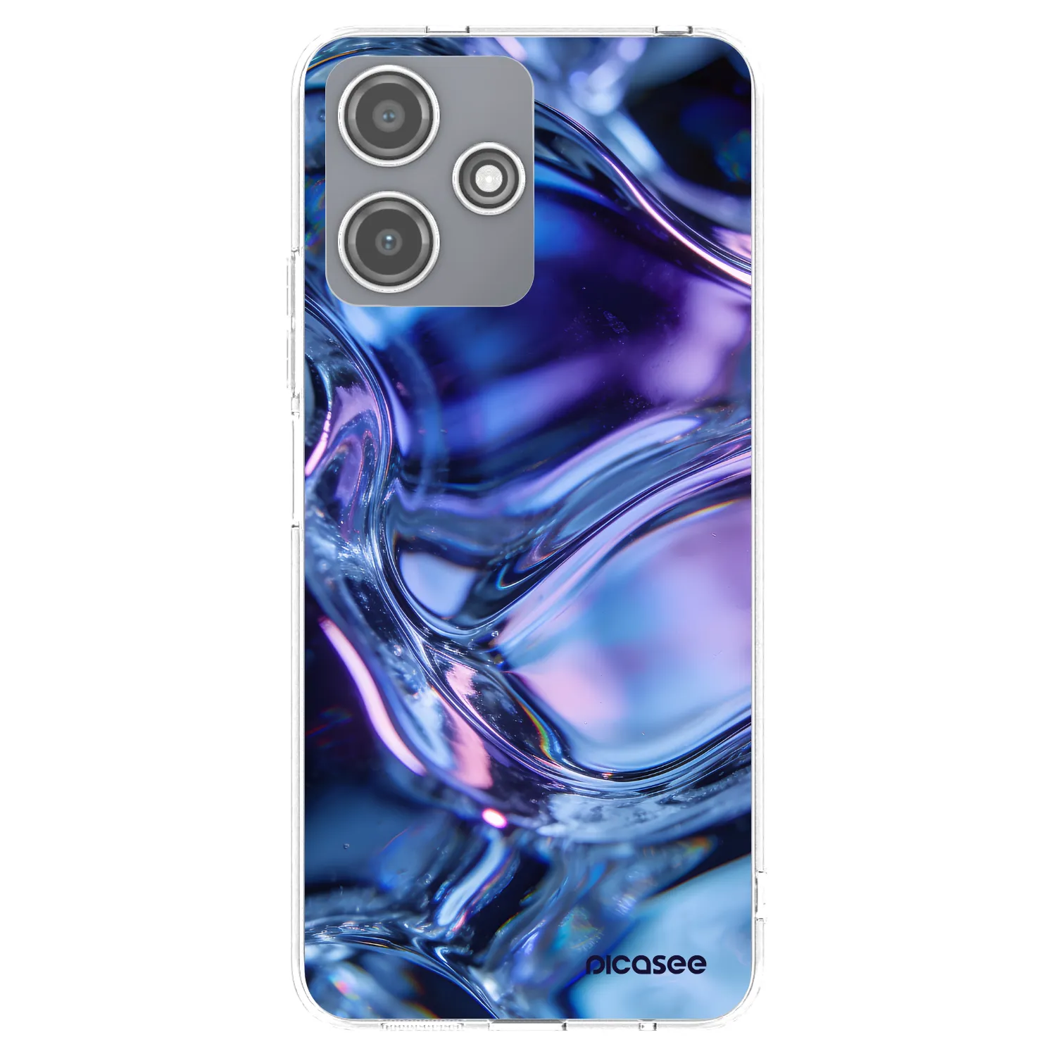 Picasee silikonový průhledný obal pro Xiaomi Redmi 12 5G - Iris liquid