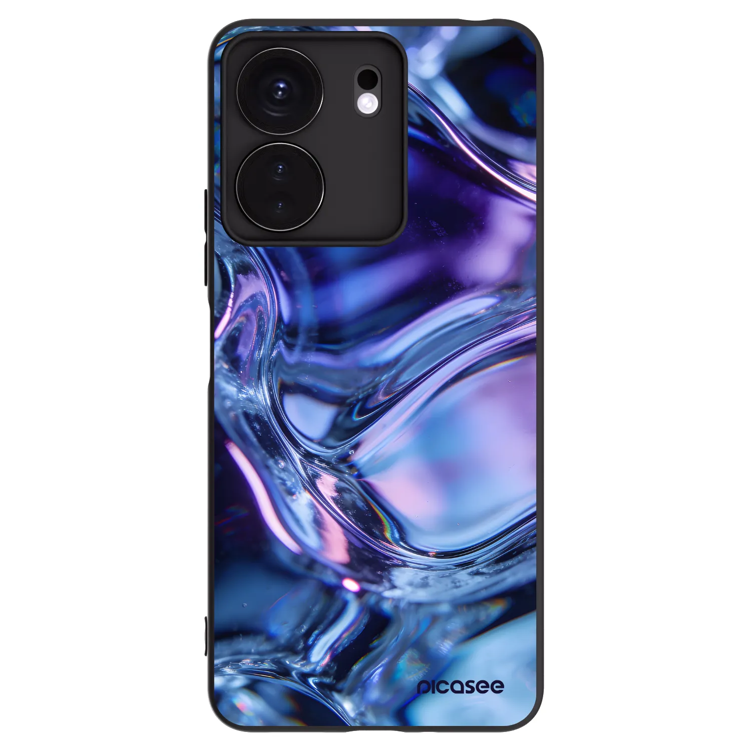 Picasee silikonový černý obal pro Xiaomi Redmi 13C 4G - Iris liquid