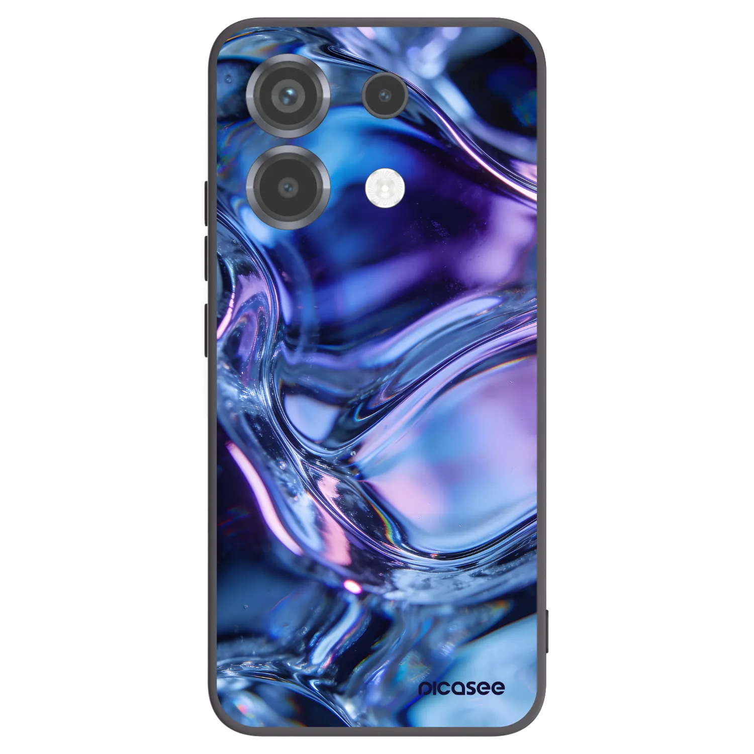 Picasee silikonový černý obal pro Xiaomi Poco X6 - Iris liquid