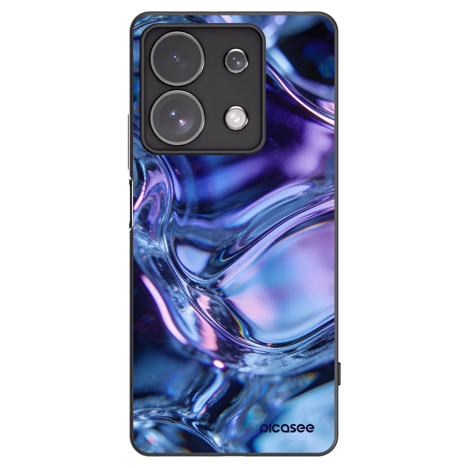 Picasee silikonový černý obal pro Xiaomi Redmi Note 13 Pro 4G - Iris liquid
