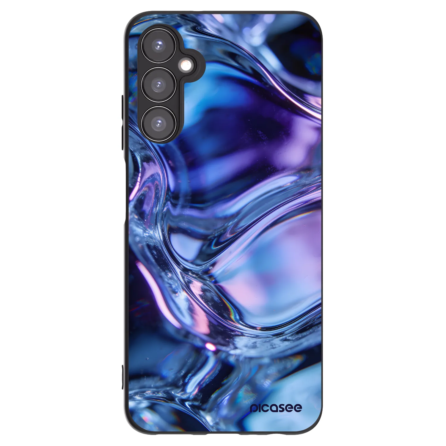 Picasee silikonový černý obal pro Samsung Galaxy A05s A057G - Iris liquid