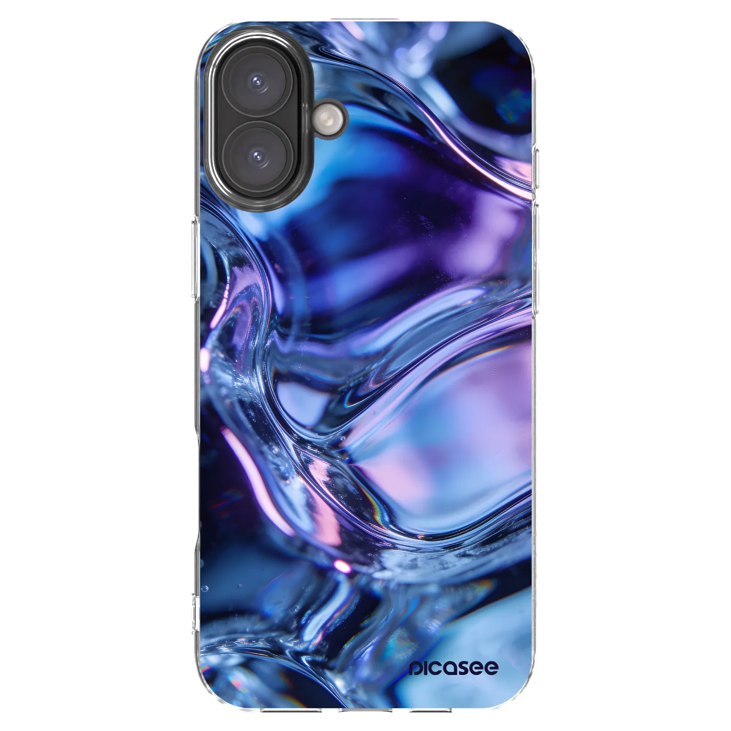 Picasee silikonový průhledný obal pro Apple iPhone 16 Plus - Iris liquid