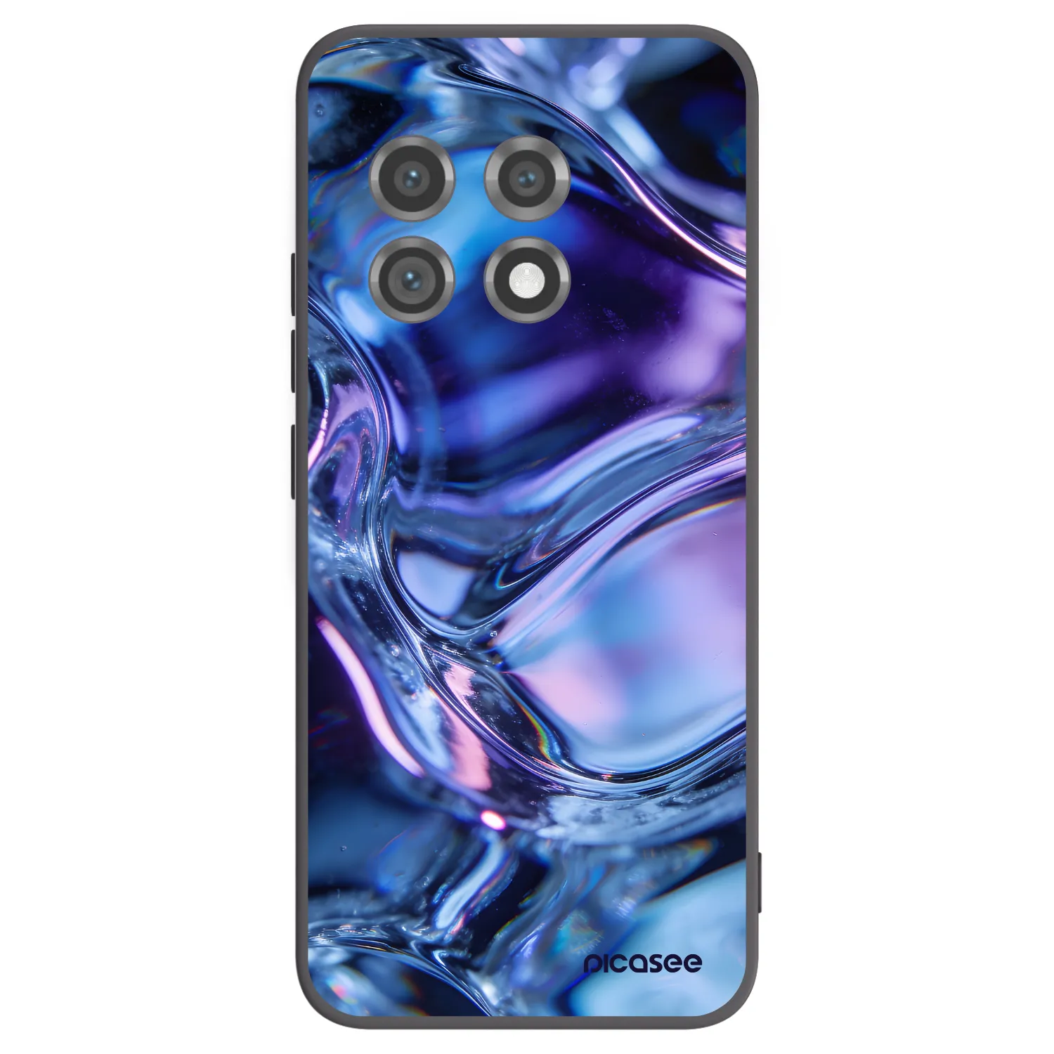 Picasee silikonový černý obal pro OnePlus 11 5G - Iris liquid