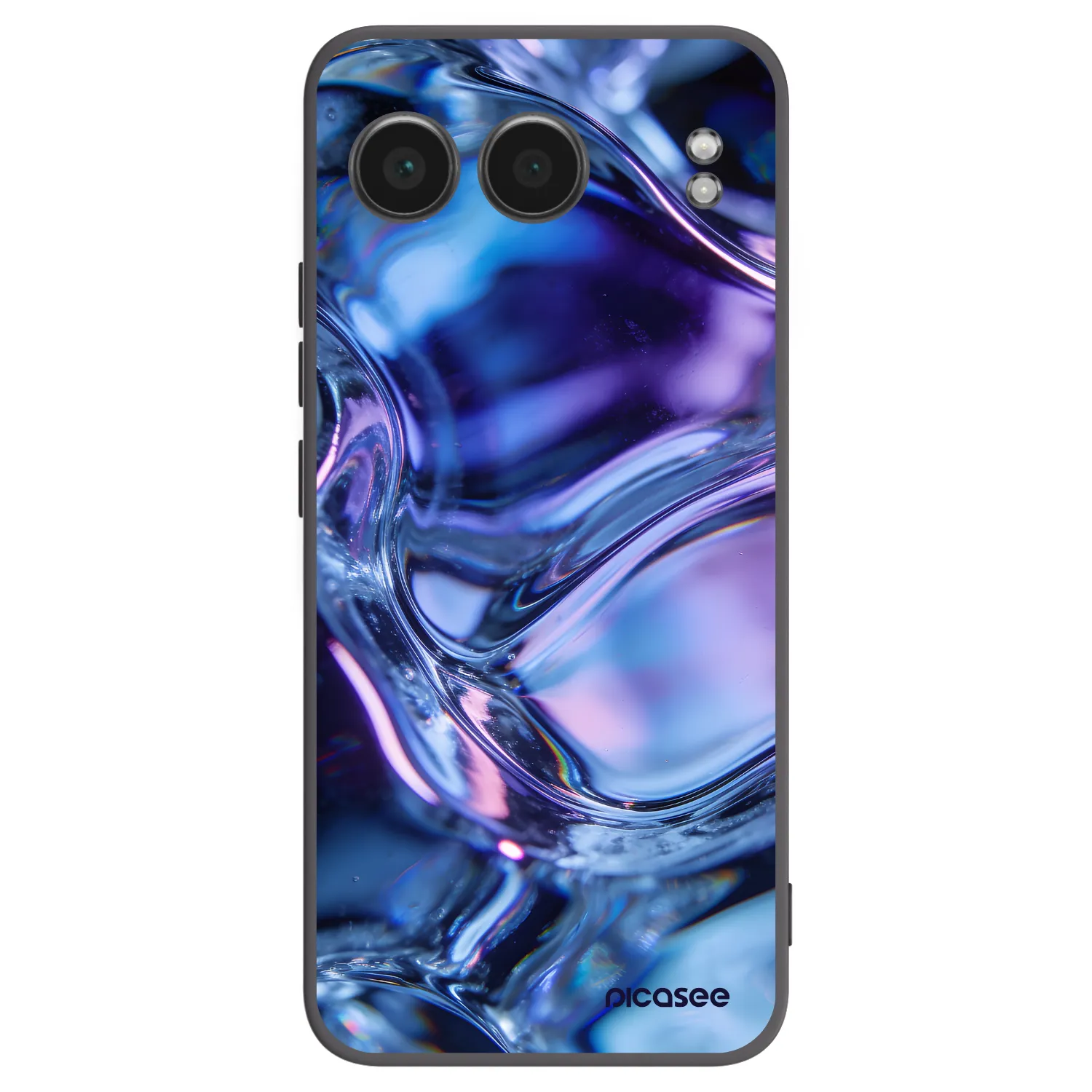 Picasee silikonový černý obal pro OnePlus Nord 4 - Iris liquid