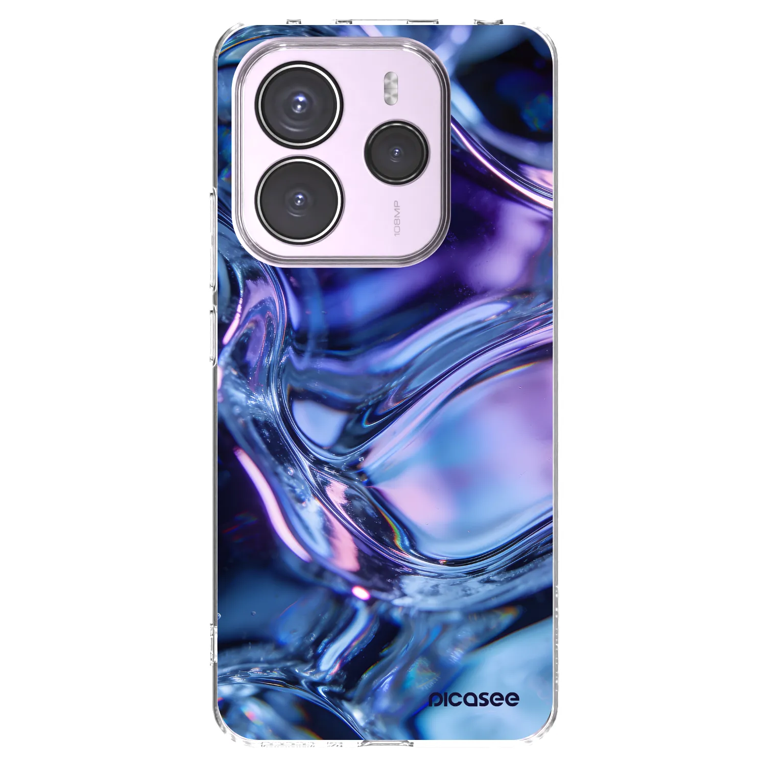 Picasee silikonový průhledný obal pro Xiaomi Redmi Note 14 5G - Iris liquid