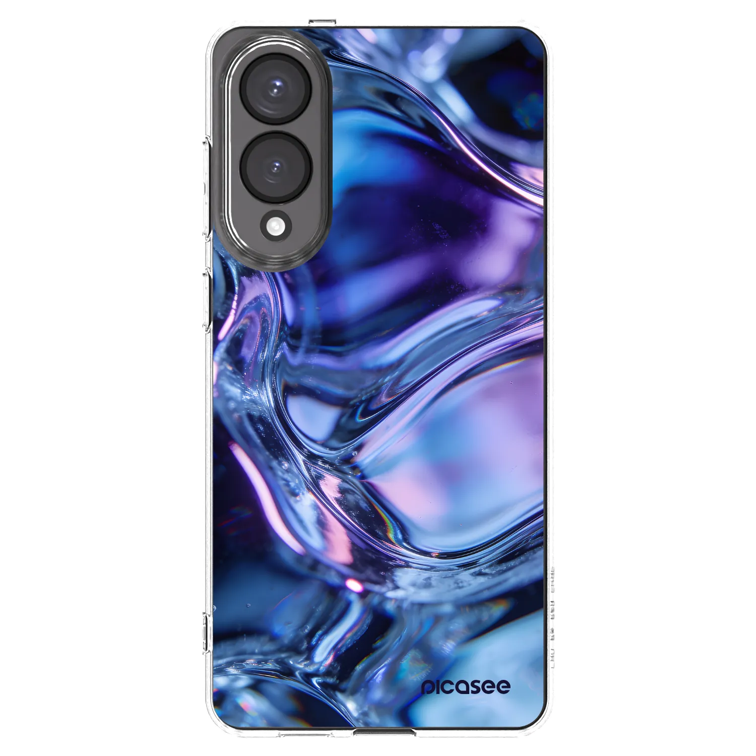 Picasee silikonový průhledný obal pro Samsung Galaxy S25 Edge 5G - Iris liquid