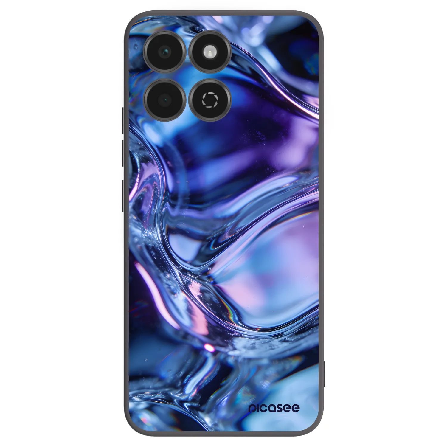 Picasee silikonový černý obal pro Honor 200 Smart 5G - Iris liquid