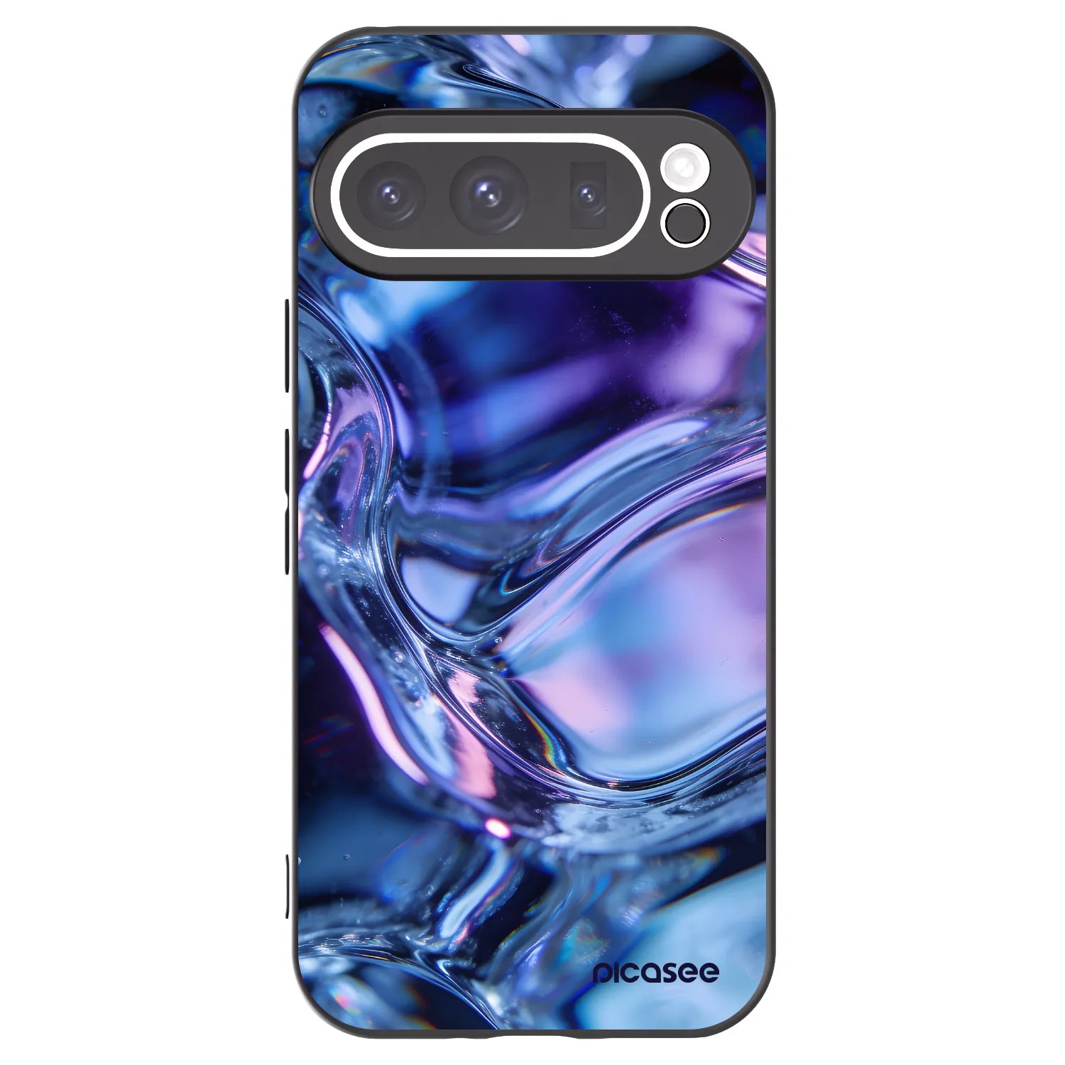 Picasee silikonový černý obal pro Google Pixel 9 Pro - Iris liquid