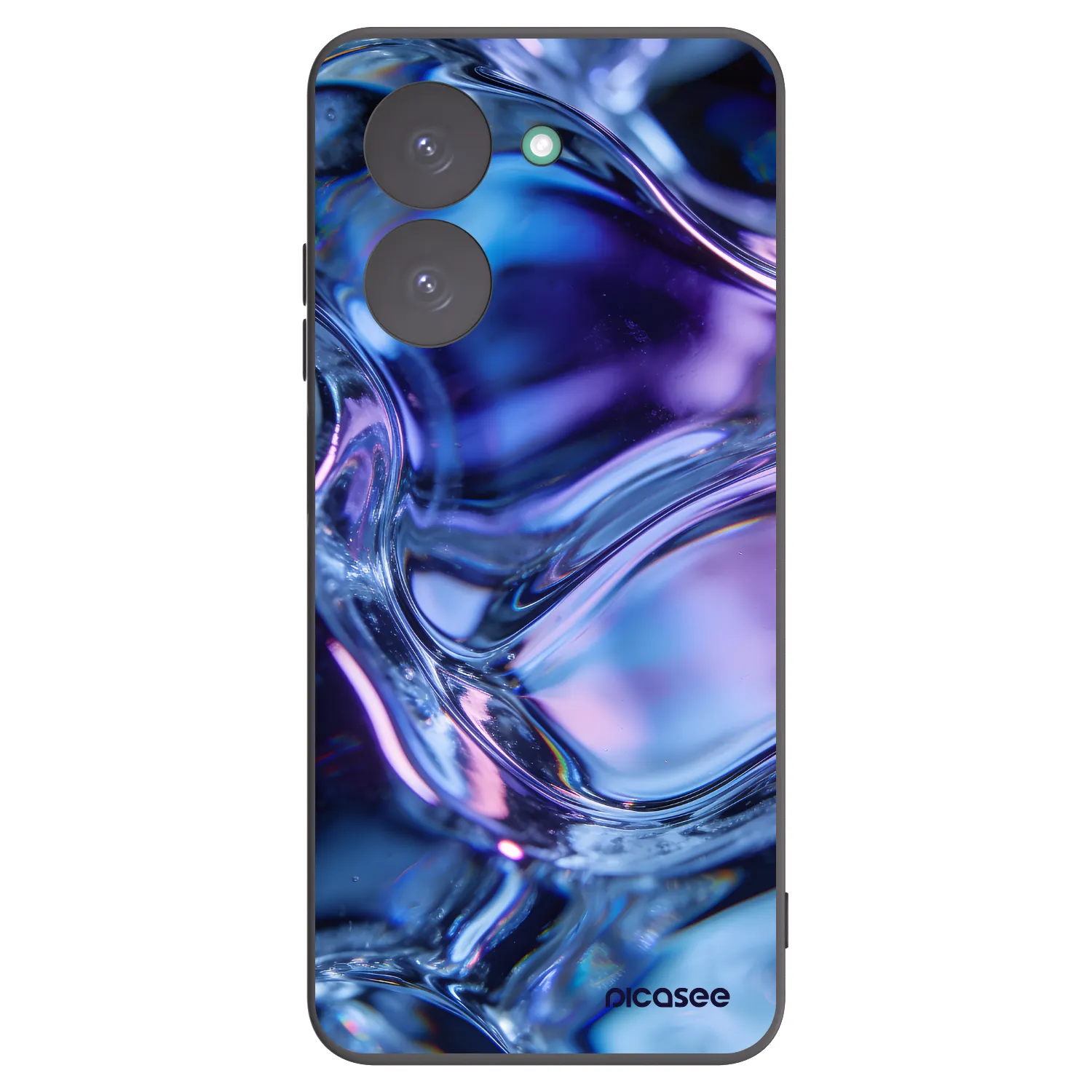 Picasee silikonový černý obal pro Xiaomi Redmi A5 - Iris liquid