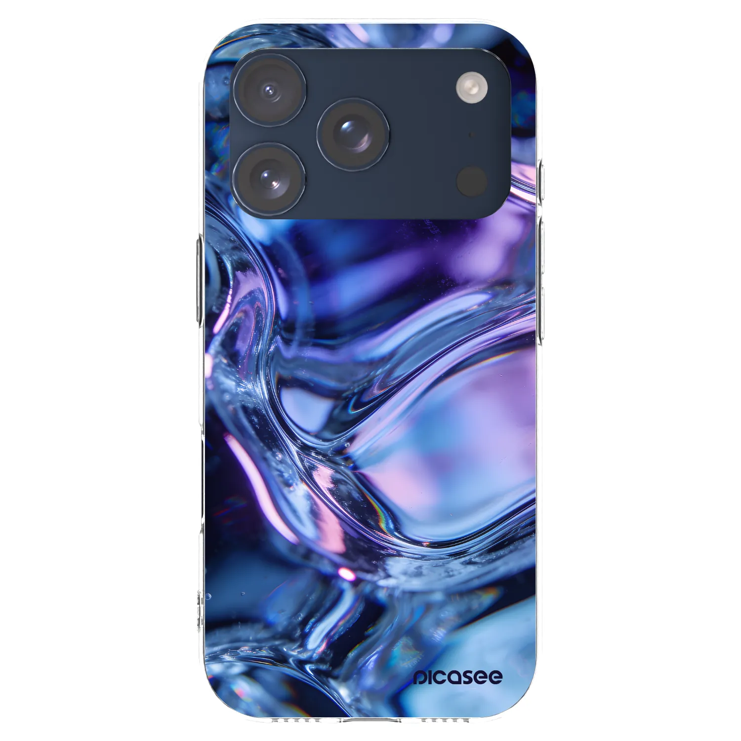 Picasee silikonový průhledný obal pro Apple iPhone 17 Pro - Iris liquid
